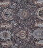 Charcoal Vintage Polyester 5' X 7' Machine Made Carpet