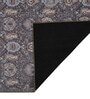 Charcoal Vintage Polyester 5' X 7' Machine Made Carpet