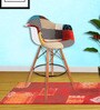 Charles Eames Style Patchwork Bar Stool in Multicolour