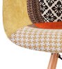 Charles Eames Style Patchwork Bar Stool in Multicolour