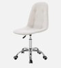 Charles Jacobs Leatherette Guest Chairs in White Colour