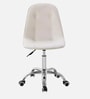 Charles Jacobs Leatherette Guest Chairs in White Colour