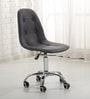 Charles Jacobs Leatherette Guest Chairs in Grey Colour