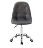 Charles Jacobs Leatherette Guest Chairs in Grey Colour