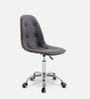 Charles Jacobs Leatherette Guest Chairs in Grey Colour