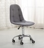 Charles Jacobs Fabric Guest Chairs in Grey Colour