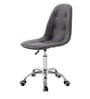 Charles Jacobs Leatherette Guest Chairs in Grey Colour