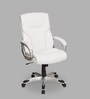 Charles Mid Back Executive Chair In White Colour