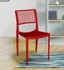 Charlotte Plastic Chair in Red Colour