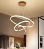 Chaste Gold 106 Watt LED Smart Voice Assist Chandelier