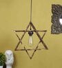 Chatoyer Brown Wood Hanging Light
