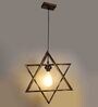 Chatoyer Brown Wood Hanging Light