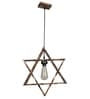 Chatoyer Brown Wood Hanging Light
