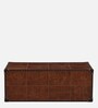 Chavez Leather Coffee Table In Vintage Brown Colour