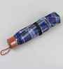 Assorted Check Umbrella With 3 Fold Double Layer