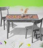 Checked   Multicolor (72 x 16) Velvet Table Runner