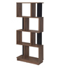 Checkers 4 Tier Bookshelf in Walnut Colour