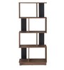 Checkers 4 Tier Bookshelf in Walnut Colour