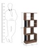 Checkers 4 Tier Bookshelf in Walnut Colour
