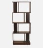 Checkers Medium Bookshelf In Classic Walnut Finish