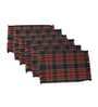 Checks (18x13) Multicolor Satin (Set of 6) Placemat