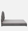 Cheerful Upholstered Queen Size Bed In Grey Colour