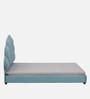Cheerful Upholstered Queen Size Bed In Blue Colour