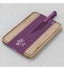 Chef Knife with Bamboo Handle (Purple)