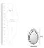 Silver Glass Festive Decorative Mirror