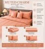 Chempange Rose 300TC 100% Cotton Solid & Quilted Double Bedding Set