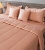 Chempange Rose 300TC 100% Cotton Solid & Quilted Double Bedding Set