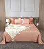Chempange Rose 300TC 100% Cotton Solids Flat Super King Bedsheet With 2 Pillow Covers