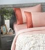 Chempange Rose 300TC 100% Cotton Solids Flat Super King Bedsheet With 2 Pillow Covers