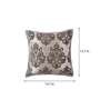 Grey Traditional Chenille 16 x 16 Inches Cushion Covers (Set of 2)