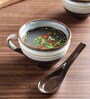 Cher Ceramic Serving Bowls with Spoons Combo -Set of 12
