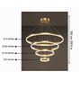 Cherbourg LED Smart Voice Assist Chandelier (Gold)