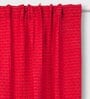 Cherry Cotton Solid 5ft Blackout Rod Pocket Window Curtain (1 Pc)