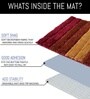 Cherry Microfiber 16x24 Inches Lightweight Bath Mat Set Of 2
