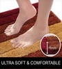 Cherry Microfiber 16x24 Inches Lightweight Bath Mat Set Of 2