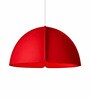 Cherry Red AcouSphere 60   Luxury Acoustic Pendant Light (60cm   x 30cm H)