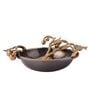 Cherry Vine Gold Dcorative Aluminium Bowl Set