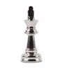 Chess King & Queen Nickel (Small ) (Set Of 2) Abstract Decor Piece