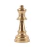 Chesss King & Queen Golden (Large) (Set Of 2) Abstract Decor Piece