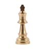 Chesss King & Queen Golden (Large) (Set Of 2) Abstract Decor Piece