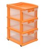 Chest of 3 Drawer in Orange Colour
