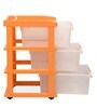 Chest of 3 Drawer in Orange Colour