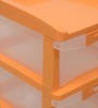 Chest of 3 Drawer in Orange Colour