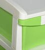 Breadfruit Plastic Kids Chest Of Drawers in Pastel Green & Cream Colour