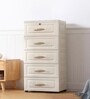 Chest Of Drawers For Kids In White Colour