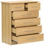Hanako Chest of Six Drawers in Oak Finish